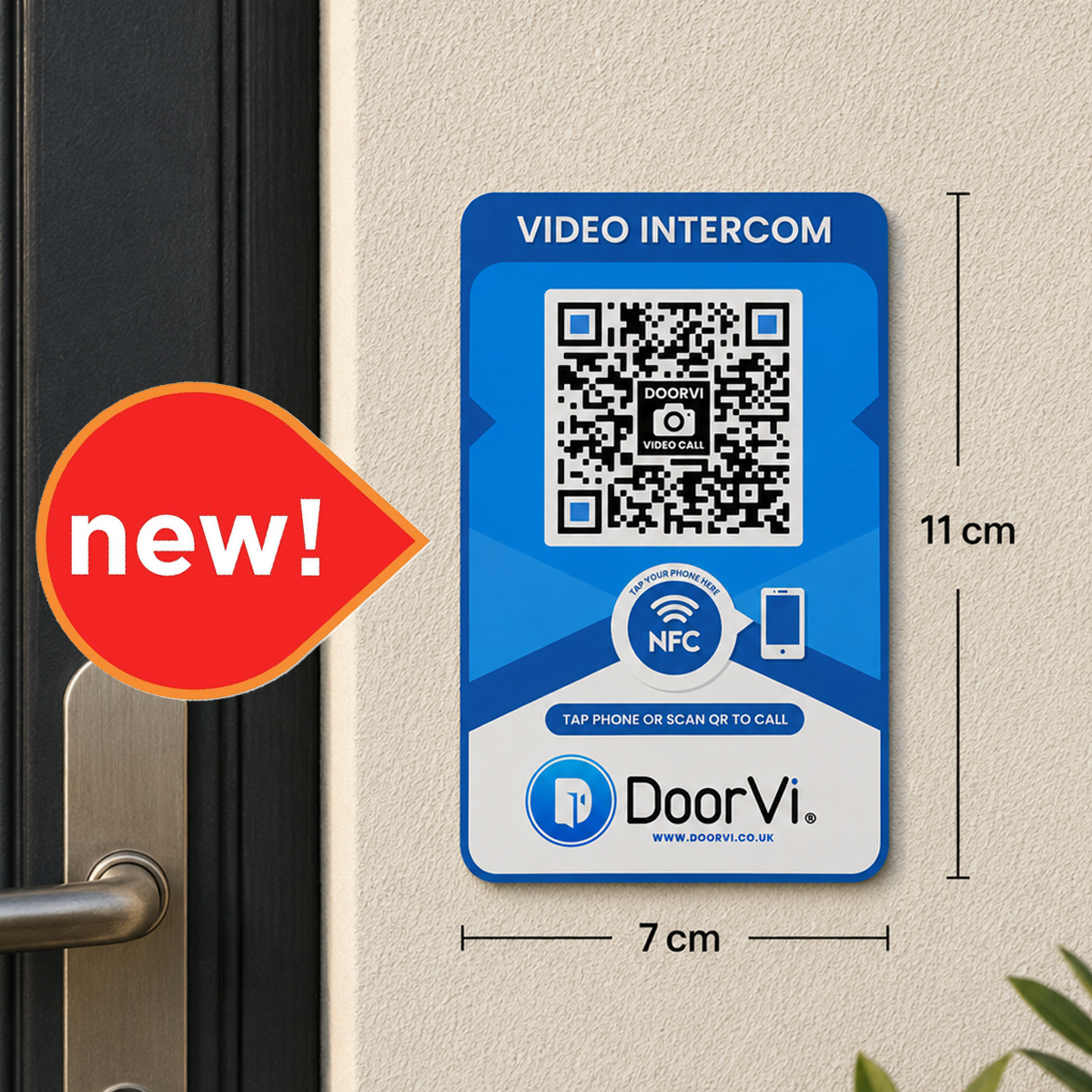 DoorVi - Combined NFC & QR Code Video Doorbell - Image 3